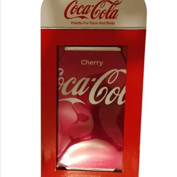 Coca Cola Cherry Pink & Red Makeup Palette - Picture 1 of 2